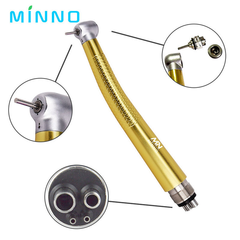Laboratorium Gigi Berwarna-warni Handpiece Kecepatan Tinggi Satu Air Spray Alat Kedokteran Gigi
