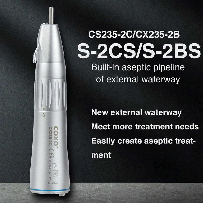 Dental Low Speed Handpiece Eksternal Air Spray E jenis universal koneksi Udara Motor Mikromotor 2/4 Lubang peralatan laboratorium