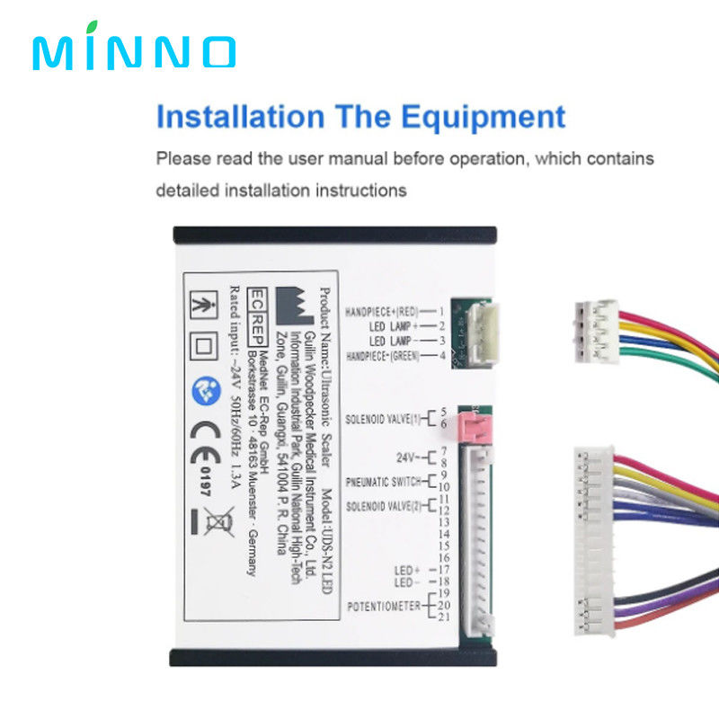 0.01MPa hingga 0.5MPa LED Ultrasonik Mesin Scaler Gigi