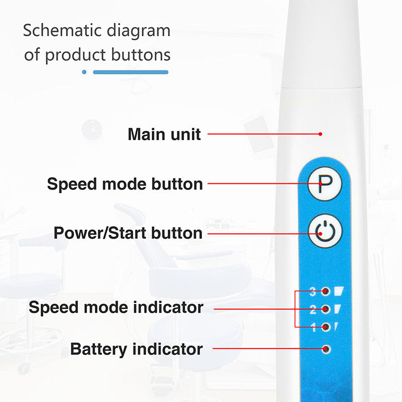 Dental Sonic Endodontic Irrigator Endo Activator Untuk Otot Saluran Ultra Pembersihan / Dental Root Canal Sonic Irrigator Activator Instrumen Kedokteran Gigi