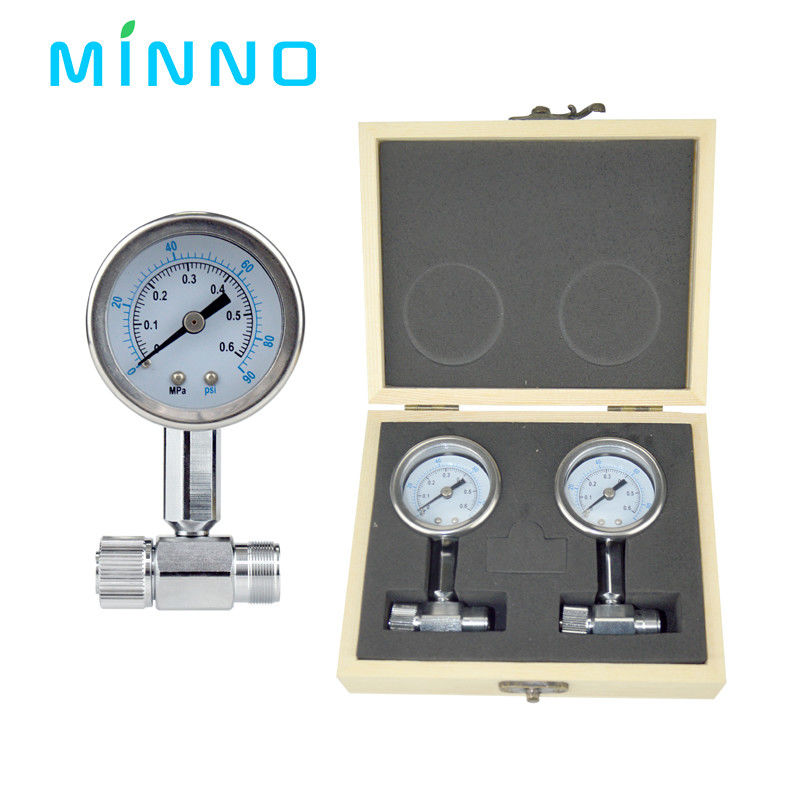 Turbin gigi Manometer Untuk Kecepatan Tinggi Dan Rendah Handpiece Pressure Gauge Uji Tekanan Udara