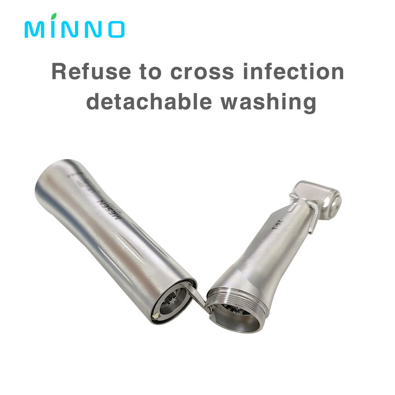 20/1 Implantasi Motor Contra Angle Eksternal Air Spray Kecepatan Rendah Handpiece Tidak Ada LED Bor Alat Kedokteran Gigi