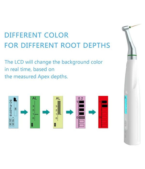 Dental Wireless Root Canal Endodontic C-Smart Mini AP Endo Motor dengan Apex Locator 2 in 1 Low Speed Micro Surgery Motor