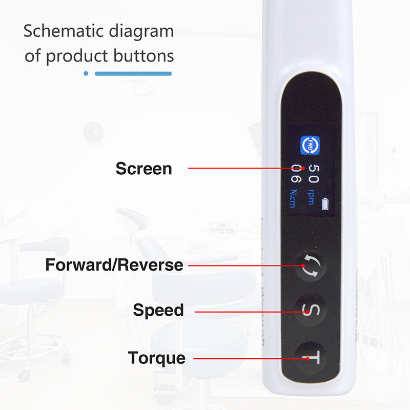 Dental Cordless 360° Rotating Mini Torque Wrench dari BetterWay Motor X for Endodontic Implant Abutment Attachment and R