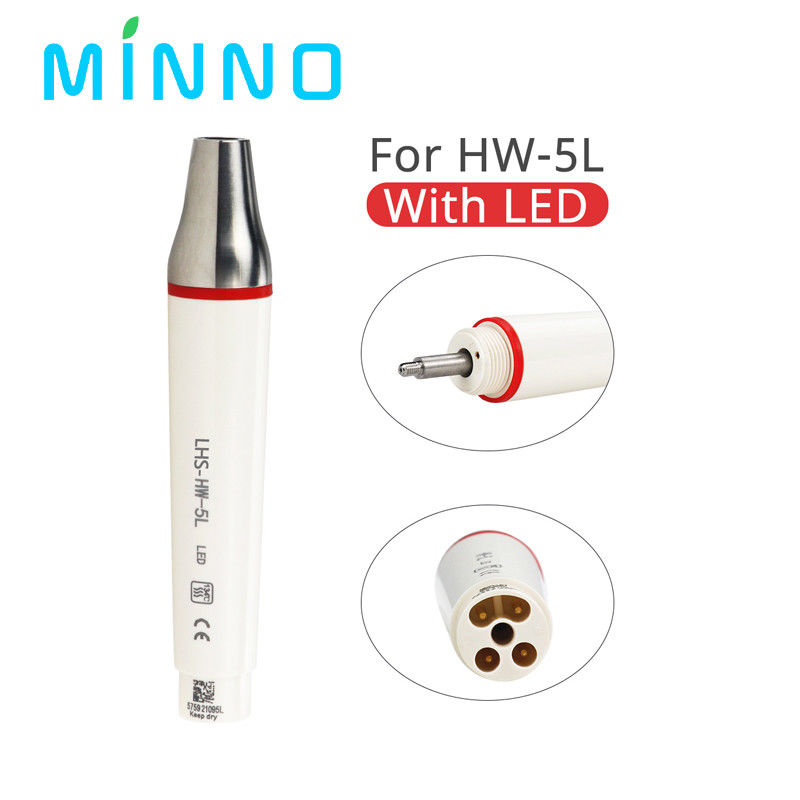 Dental Ultrasonic Piezo Scaler Handpiece HW-3H LED untuk SATELEC DTE EMS VRN Dental Ultrasonic Scalers Dapatkan