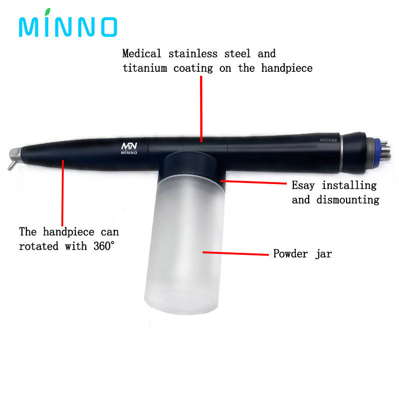 Dental Aluminium Oxide Microblaster Air Polisher Dental Alumina Gun Air Abrasion Polisher 2/4hole Perawatan Gigi Juga
