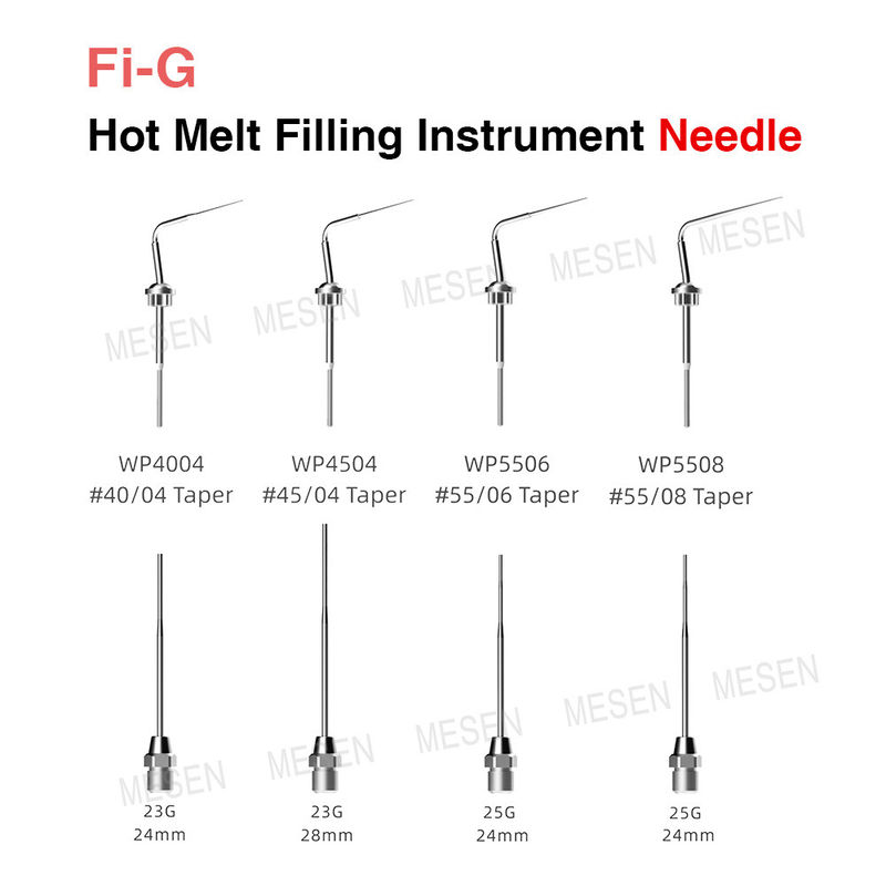 Fi-G Hot Melt Instrumen pengisian Jarum Mencegah kebocoran gutta-percha 360 jarum putar 4 jarum untuk pilihan