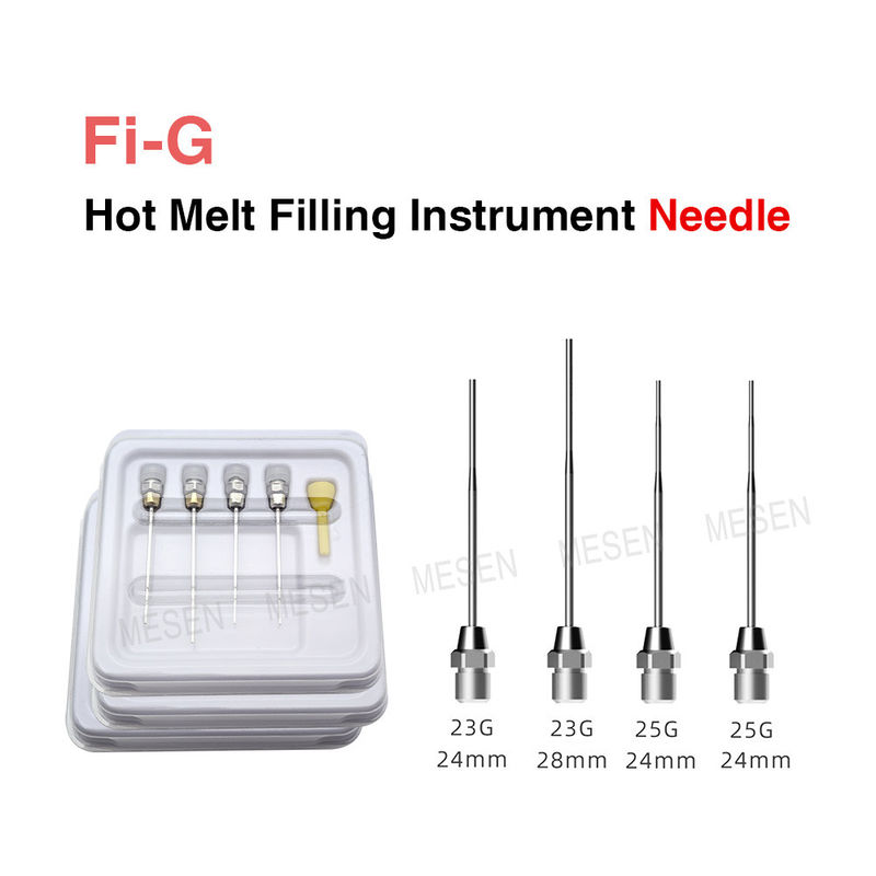 Fi-G Hot Melt Instrumen pengisian Jarum Mencegah kebocoran gutta-percha 360 jarum putar 4 jarum untuk pilihan