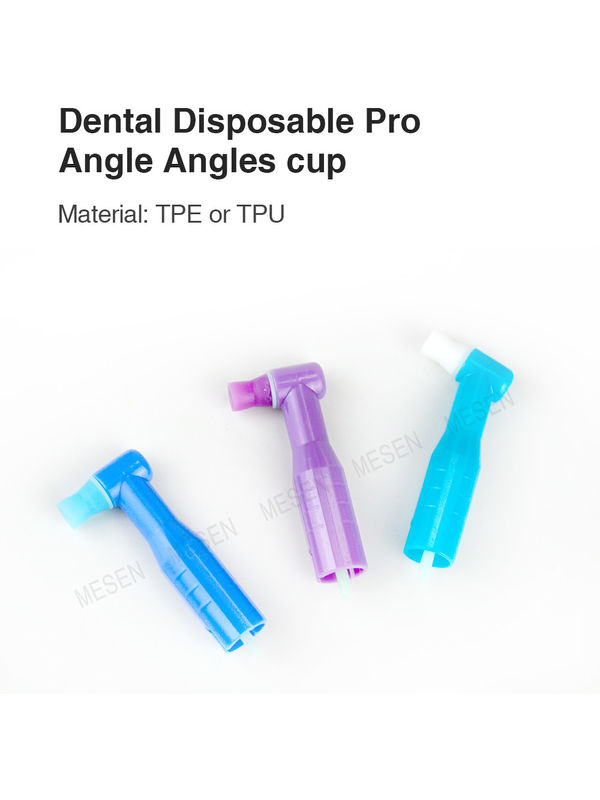 Dental Disposable Pro Angle Angles Cup Material TPE atau TPU soft dental disposable prophy angles cup,prohylaxis cup
