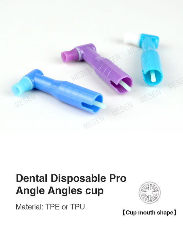 Dental Disposable Pro Angle Angles Cup Material TPE atau TPU soft dental disposable prophy angles cup,prohylaxis cup