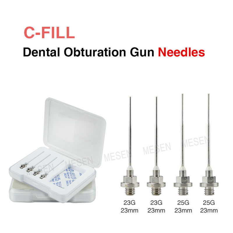 C-FILL Jarum Pistol Obturasi Gigi Jarum Pistol Obturasi ujung 4 pcs Kualitas Tinggi Gigi Cordless Gutta Percha Obturasi Pistol dan Pen Gunakan Jarum