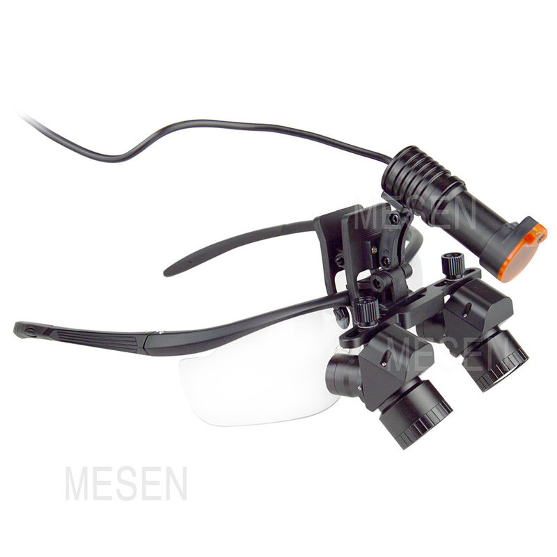 Oental Medical Oral Corner 5X Magnifier Lupa Gigi Lampu Depan Wireless Portable Dental Surgical Lupa Dengan Head Light Lamp